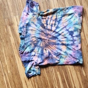 Upcycled Tie-Dye child tee shirt